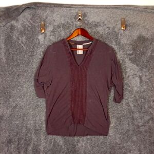 Dolan Anthropologie Left Coast Collective Mid Ruffle Sleeve Bouse Size  Medium